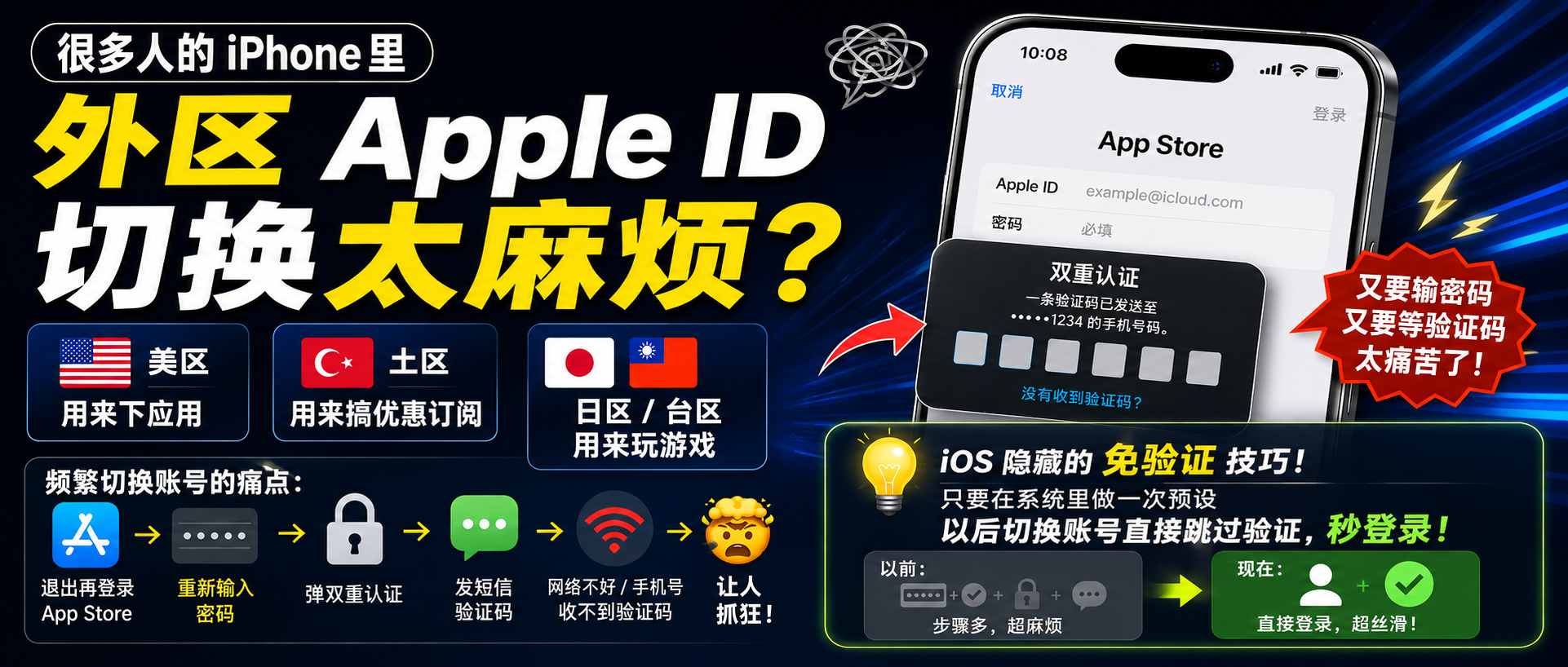 外区 Apple ID 切换