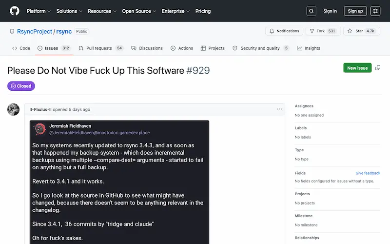 Please Do Not Vibe Fuck Up This Software